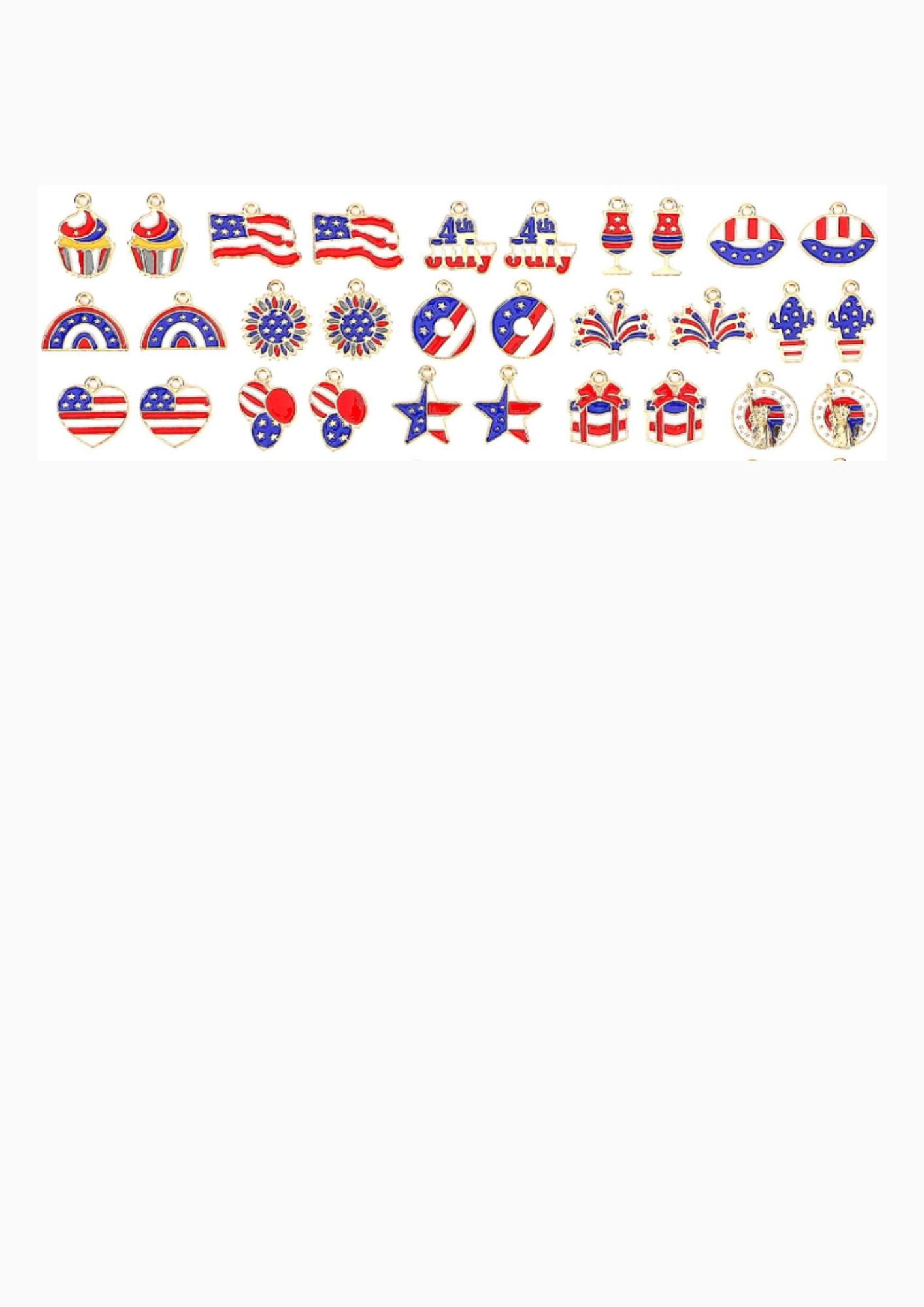 4th of July Earrings