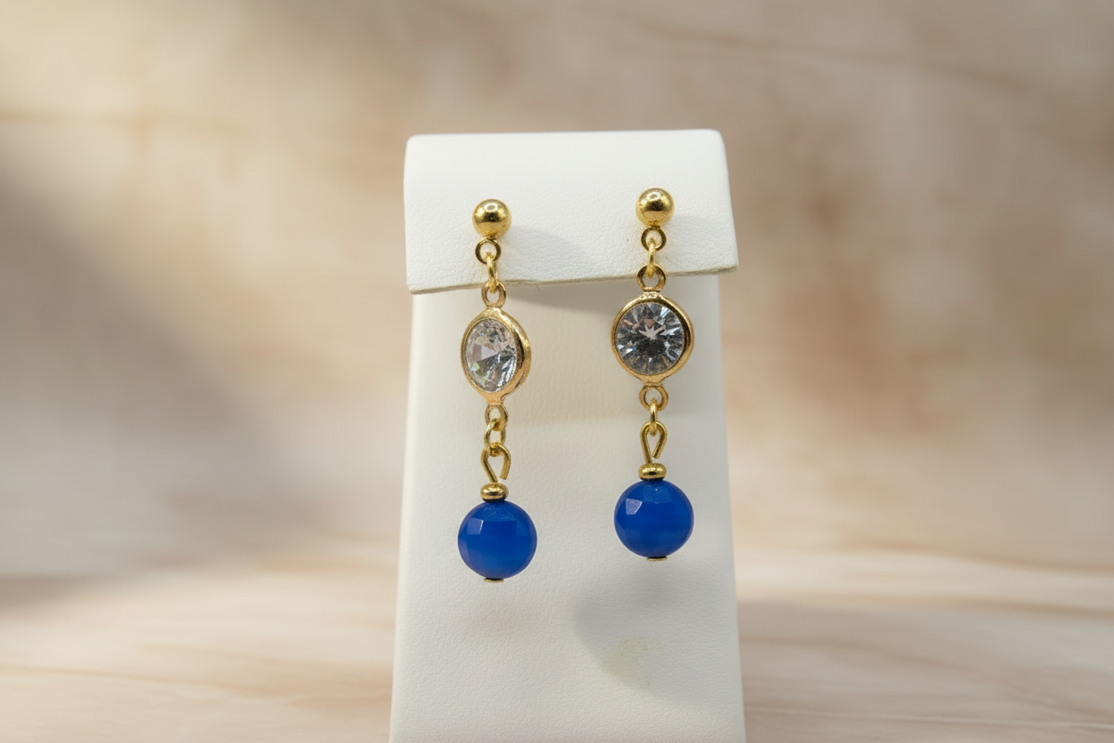 Blue Earrings