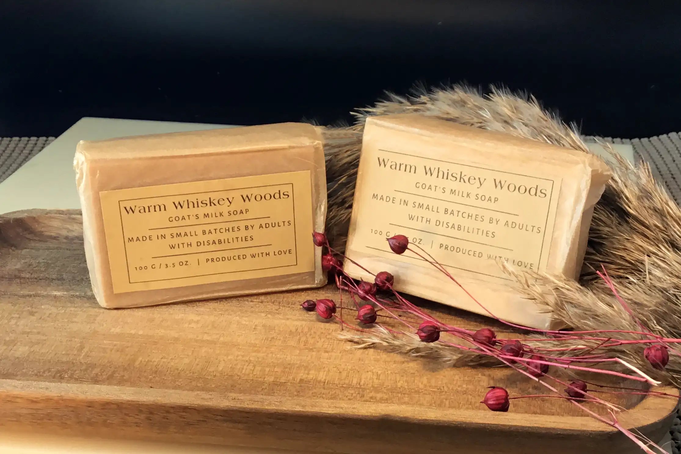 Warm Whiskey Woods Soap