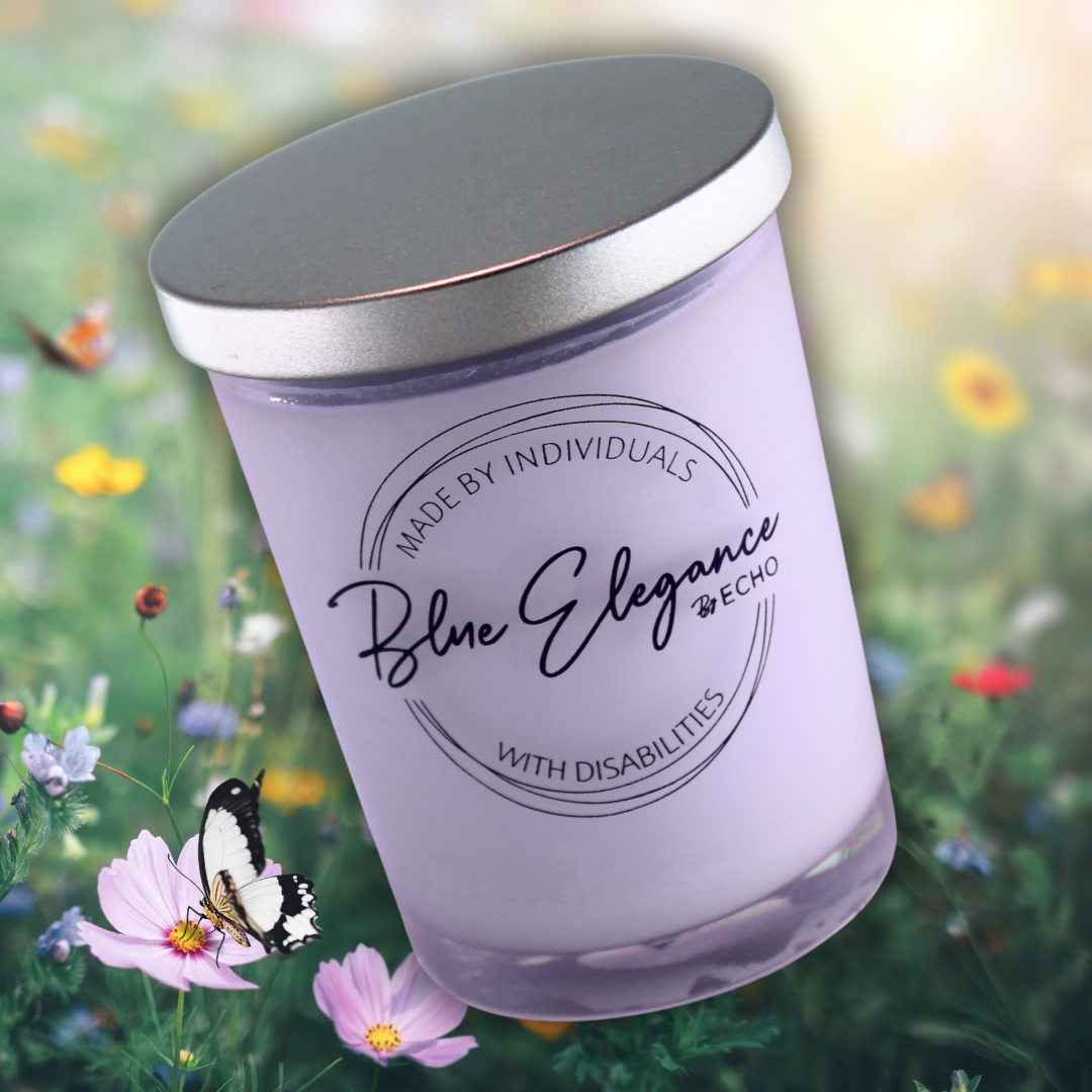 Butterfly Garden Candle