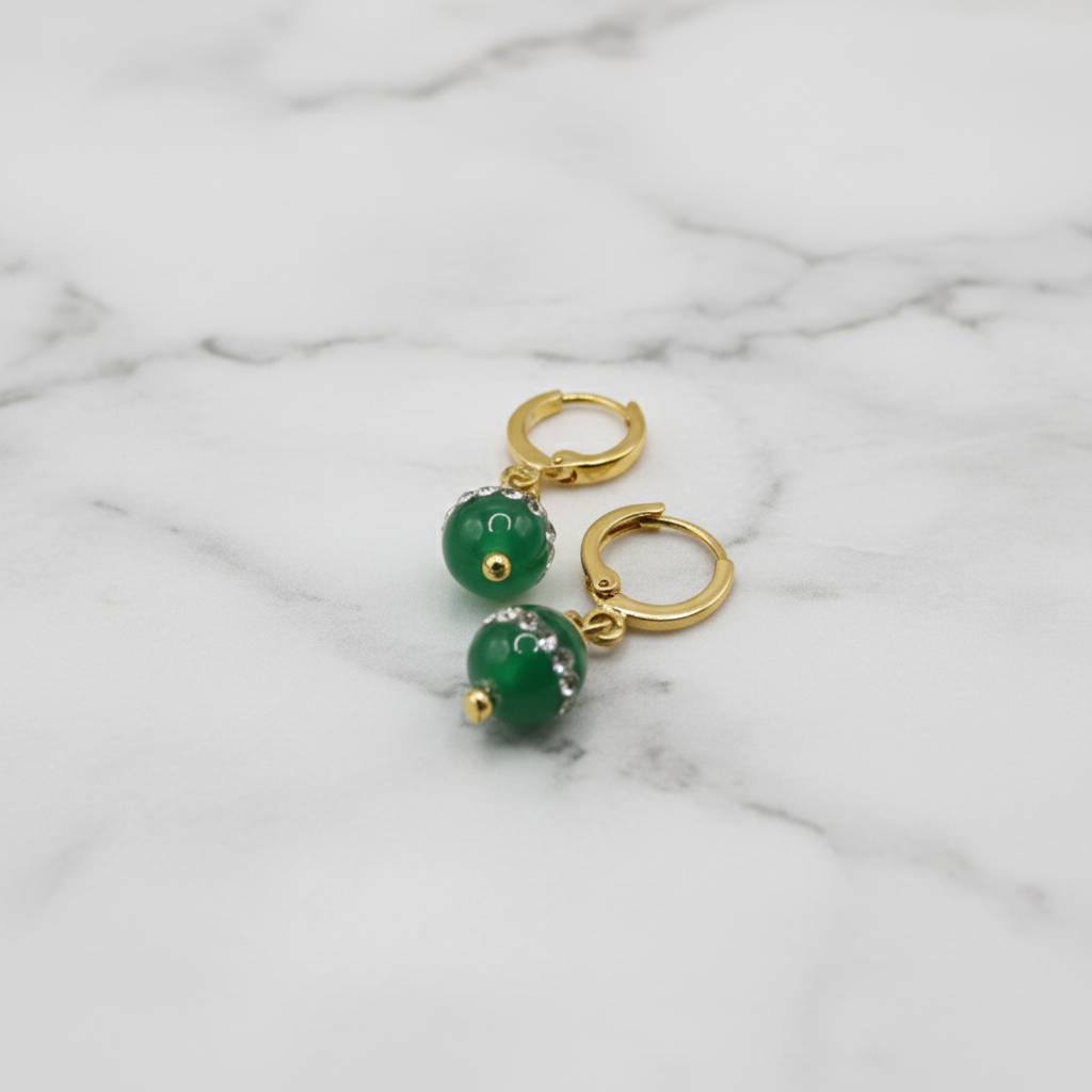 Emerald Glow Earrings