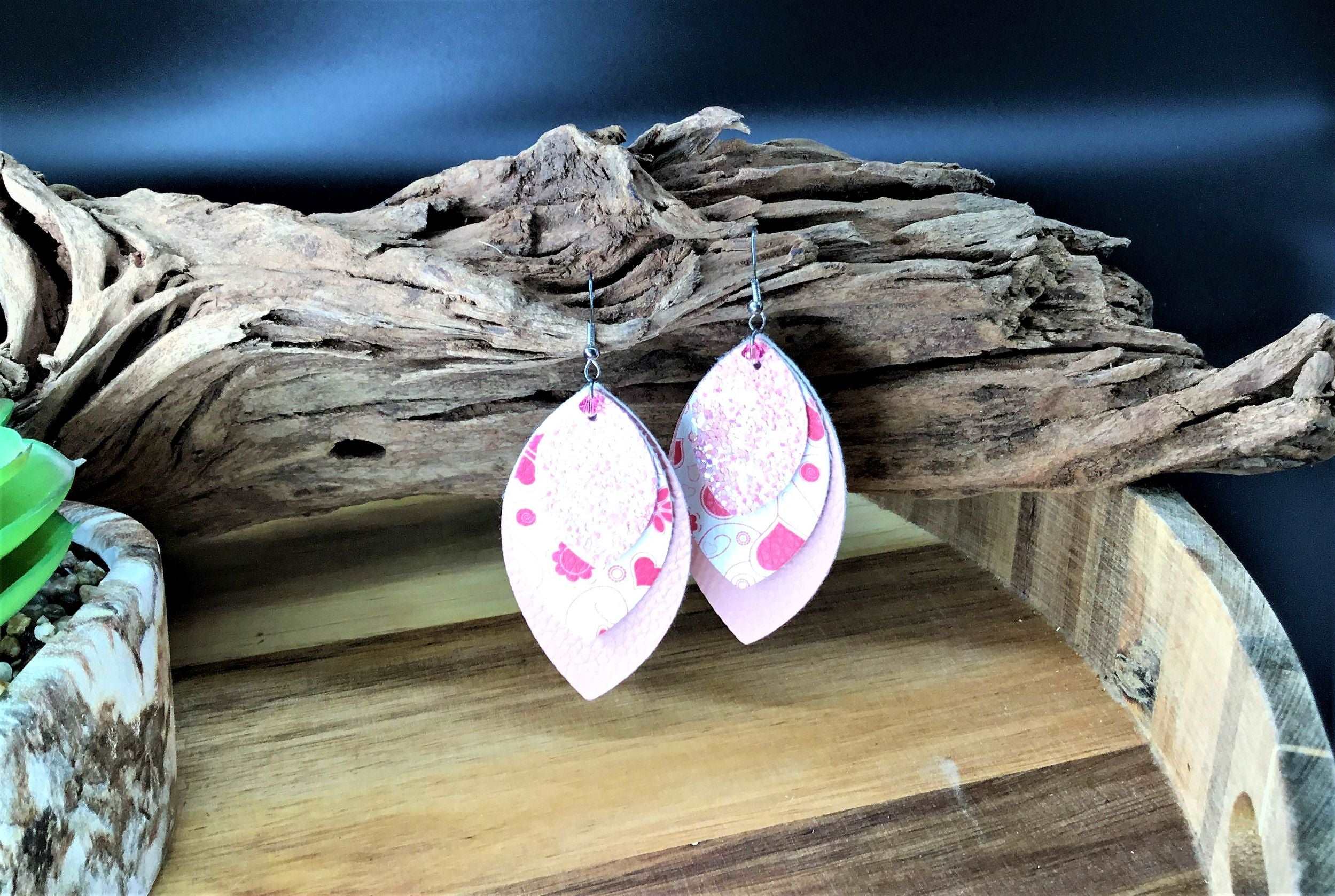 Pink Dangles