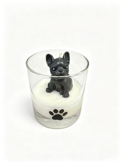Hand-Molded Dog Candle
