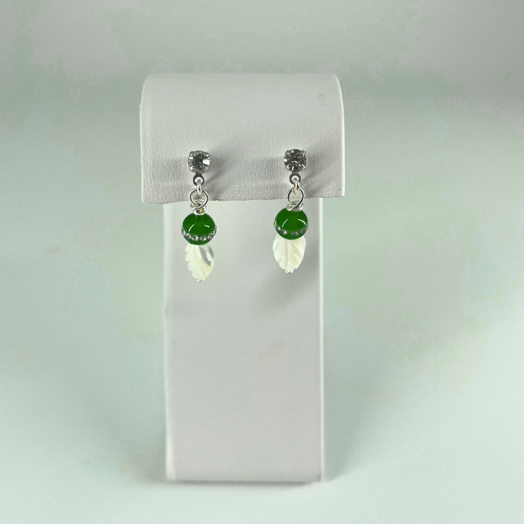 Garden Leaf Drop Earrings