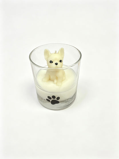 Hand-Molded Dog Candle