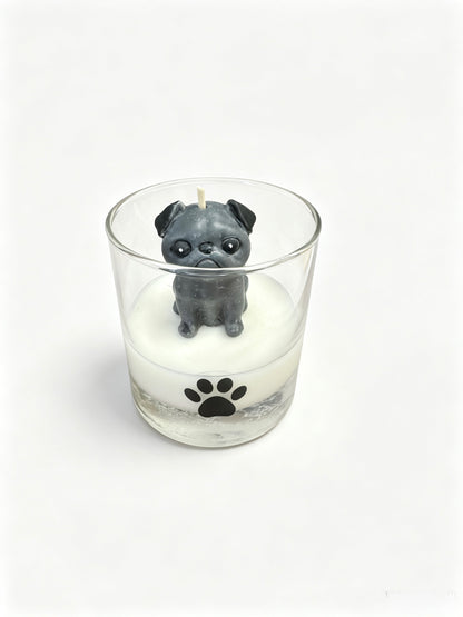Hand-Molded Dog Candle