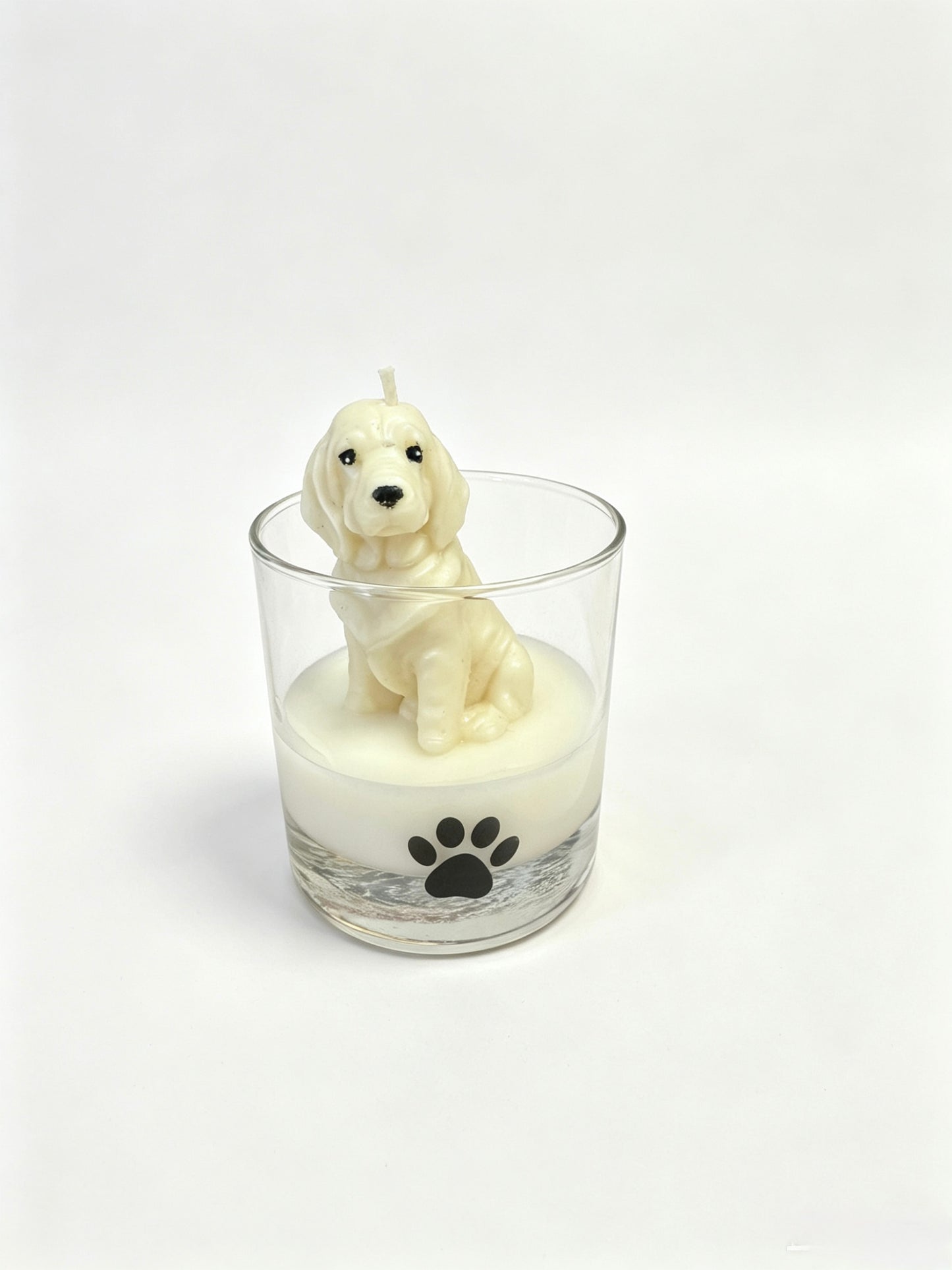 Hand-Molded Dog Candle