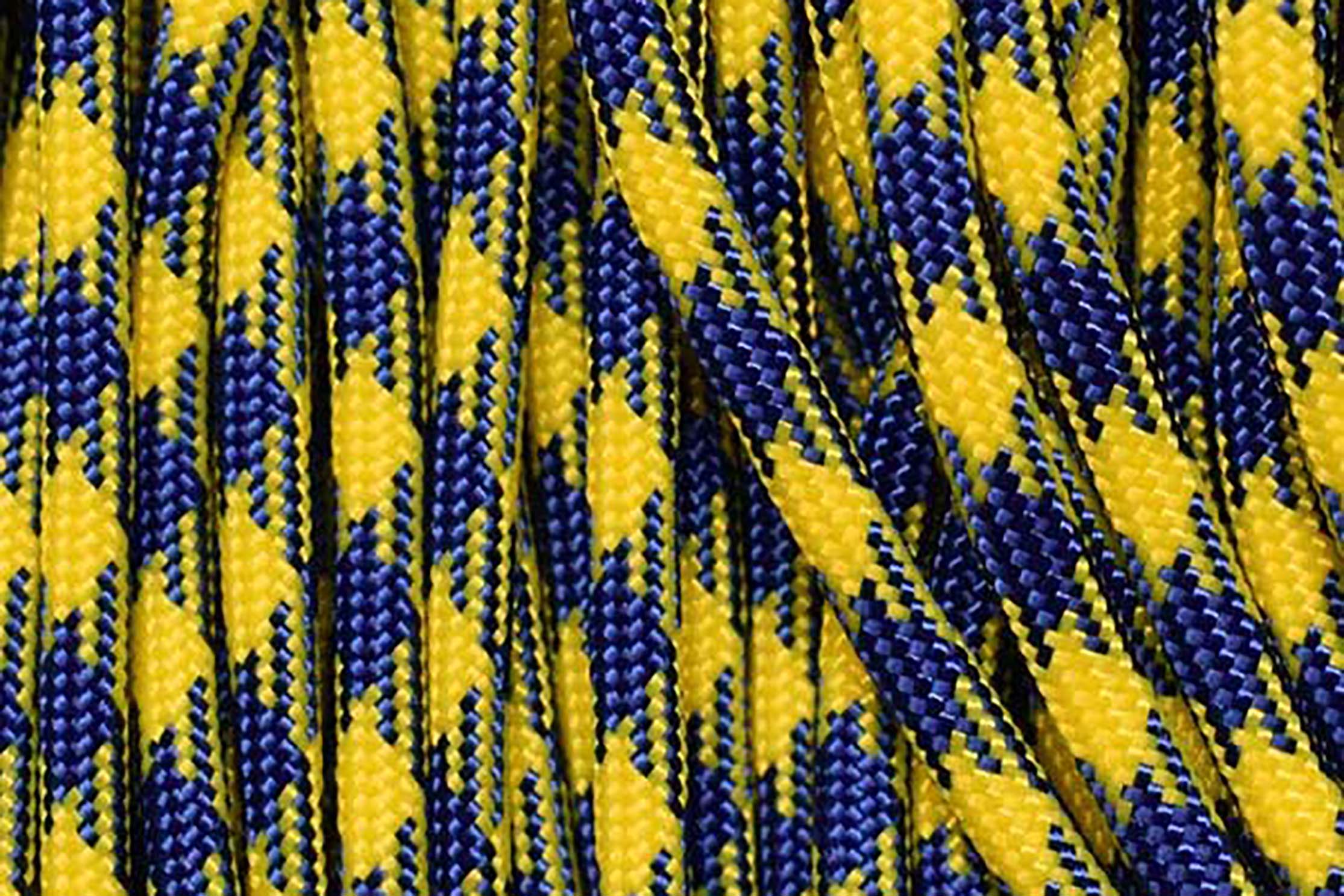 Electric Blue & Canary Yellow Paracord Bracelet