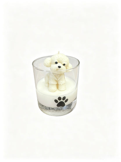 Hand-Molded Dog Candle