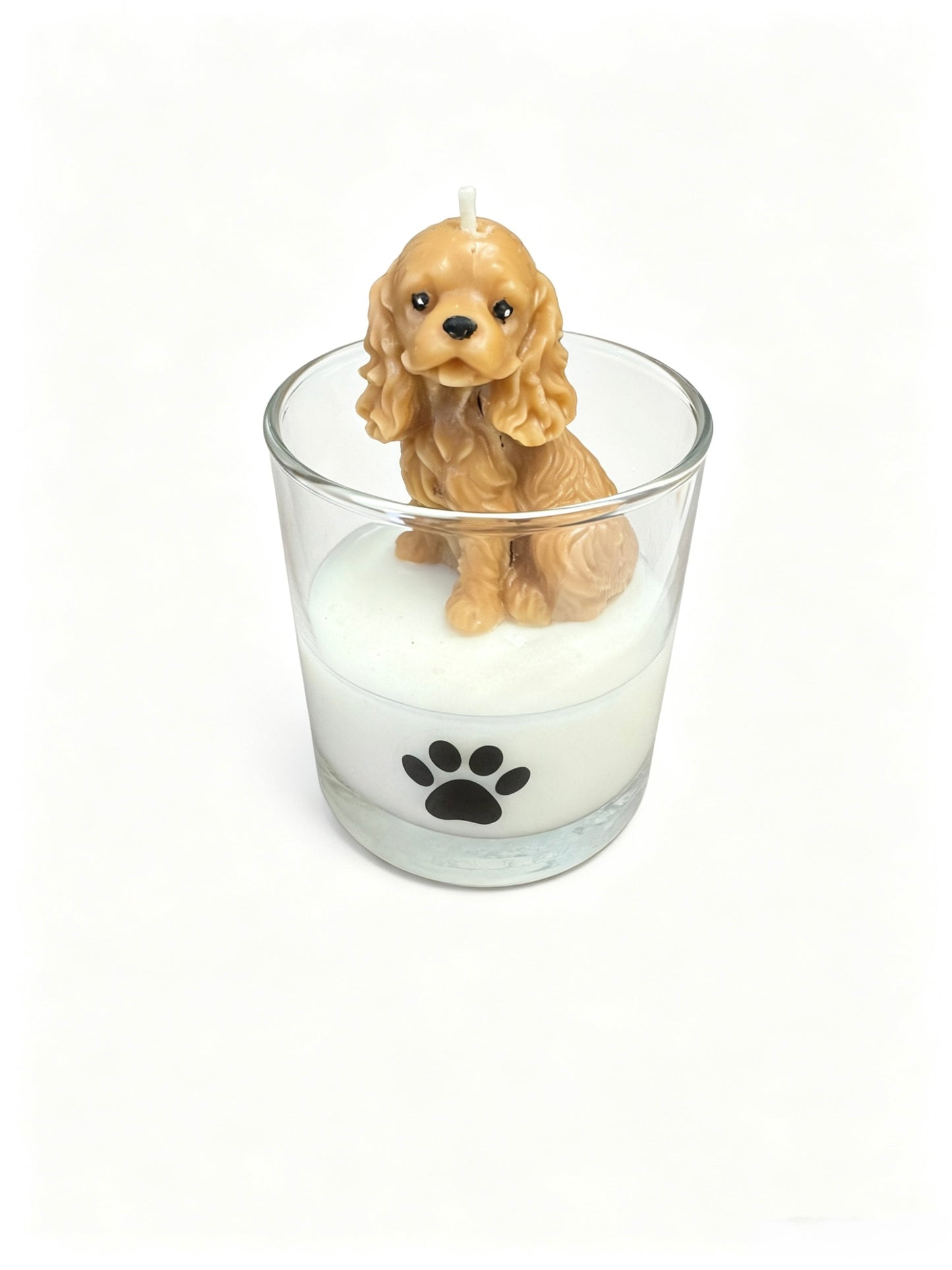 Hand-Molded Dog Candle
