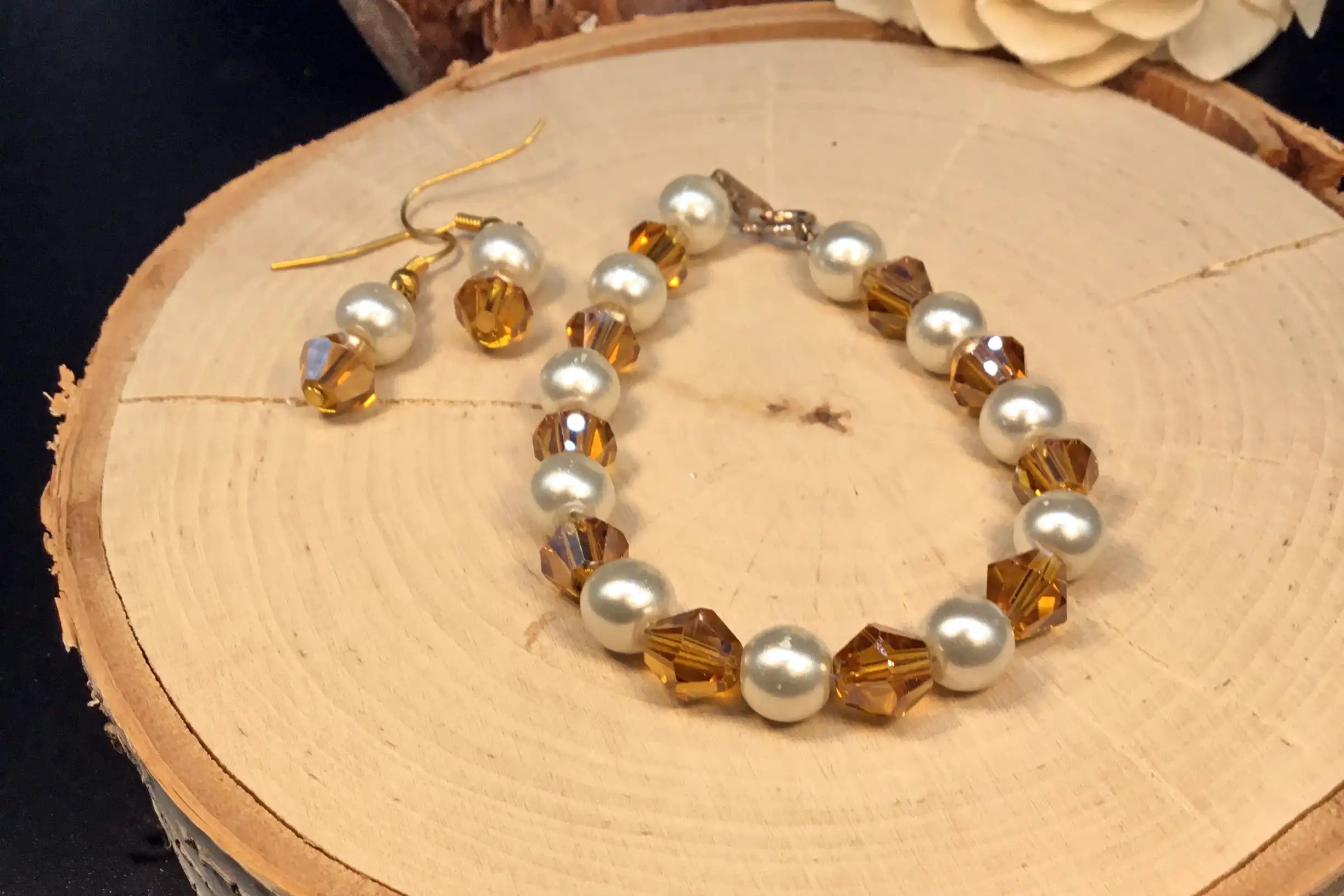 Crystal Perfection Bracelet and Earrings Set