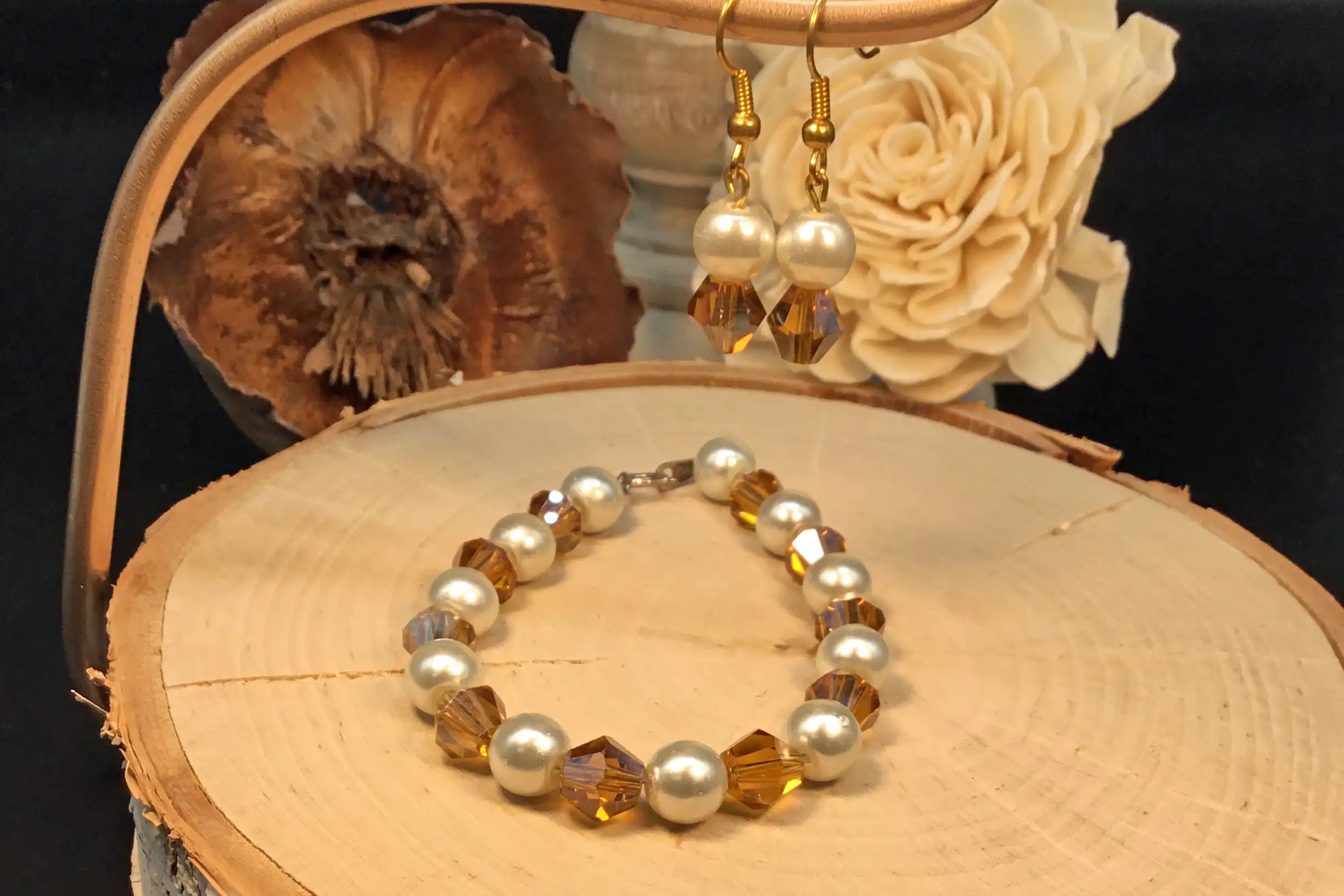 Crystal Perfection Bracelet and Earrings Set